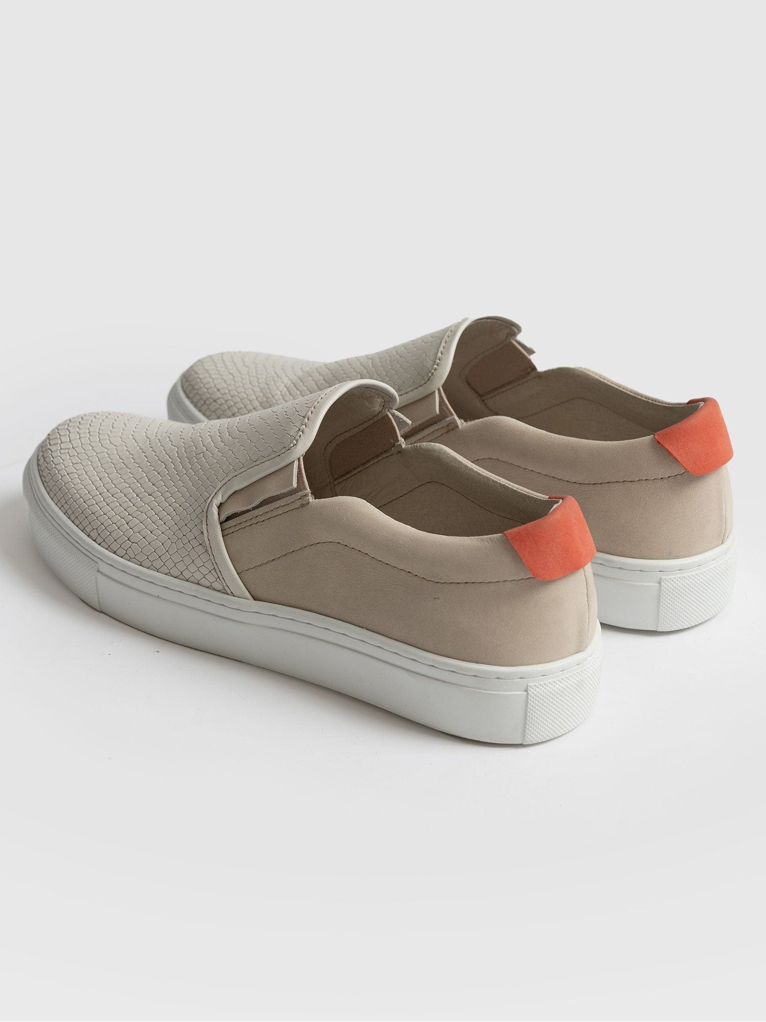 Sloane Slip On Trainer Cream - Women's Trainers | Saint + Sofia® UK